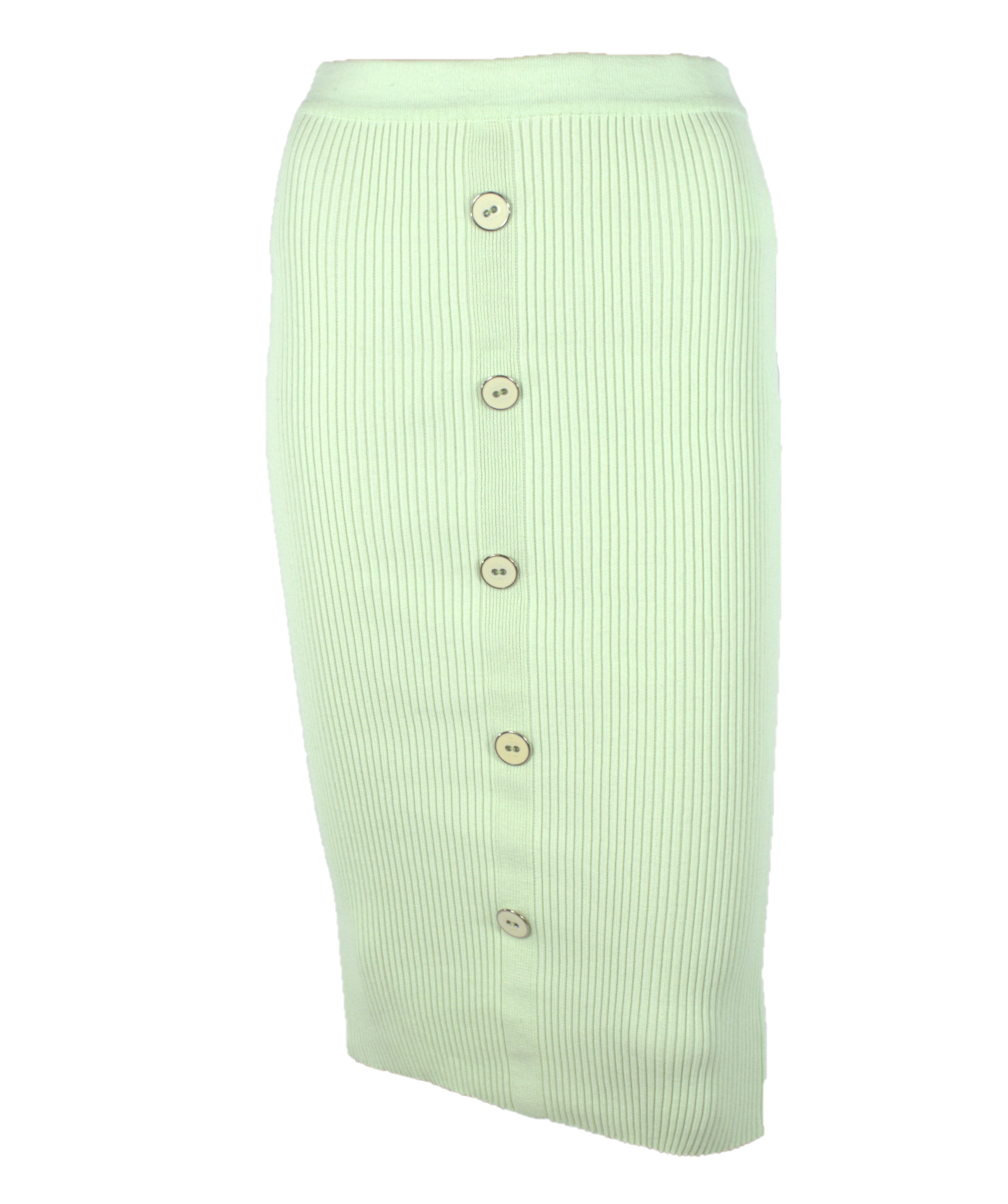 Fusta milky green din bumbac Fusta milky green din bumbac