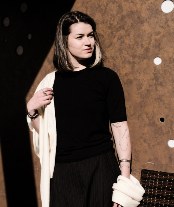 Bluză black - lână merinos extrafină Bluză black - lână merinos extrafină