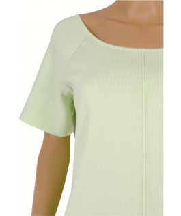 Bluza Milky green din bumbac