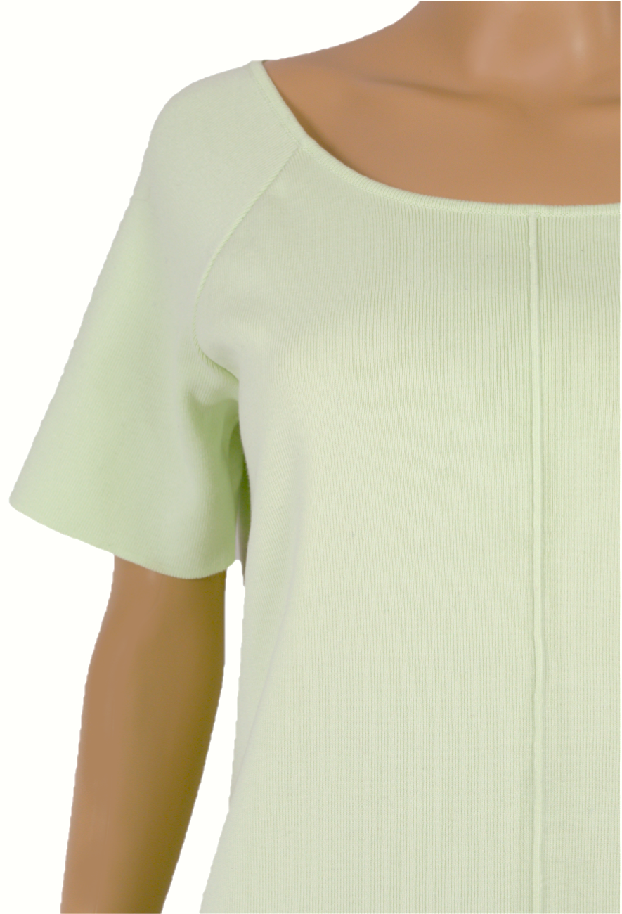 Bluza Milky green din bumbac