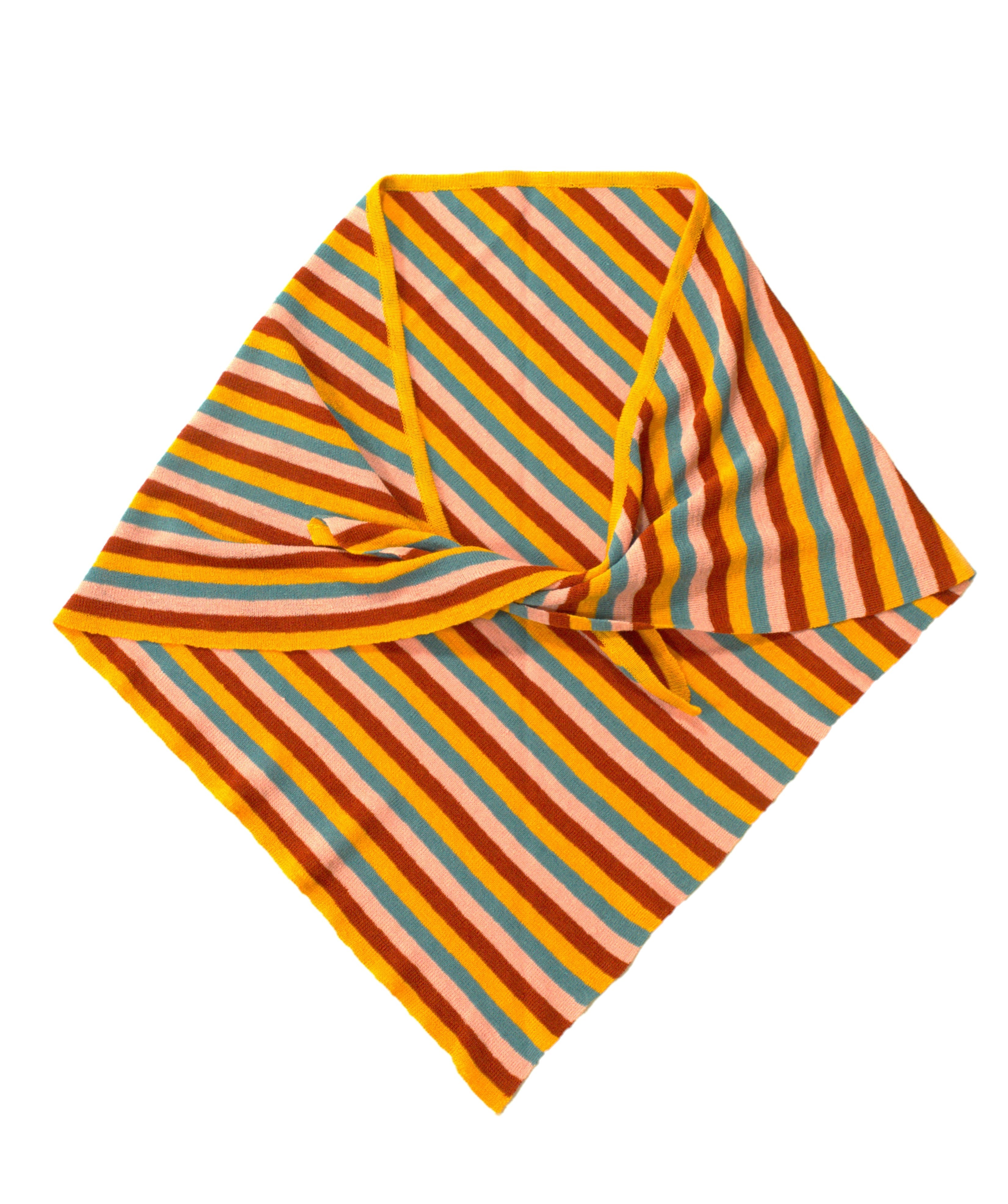 Eșarfa triunghi din in