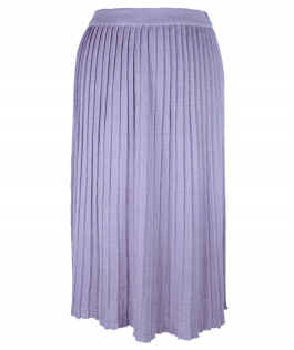 Fustă plisată pale lavender in 70 cm