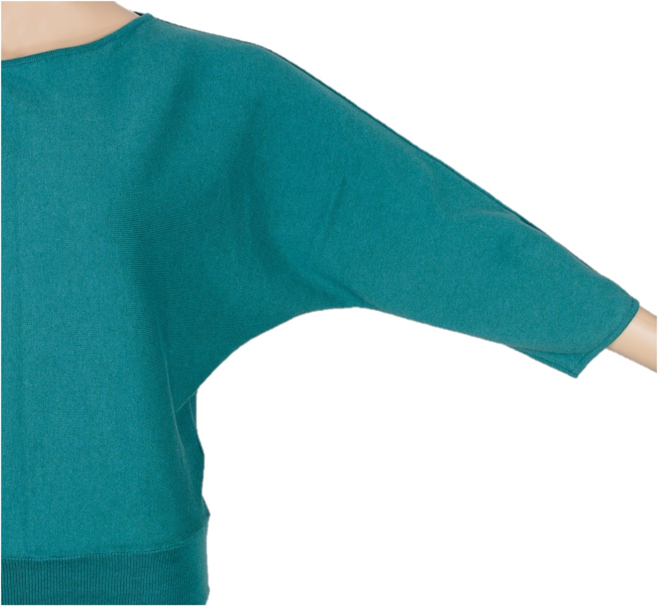 Bluza Dark Jade mâneca liliac