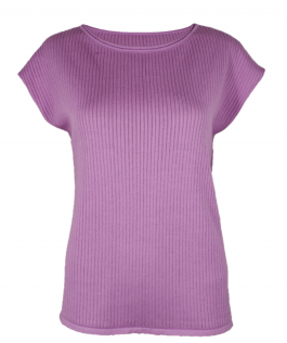 Bluză Moonlite Mauve din bumbac