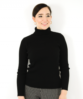 Maleta black din lână