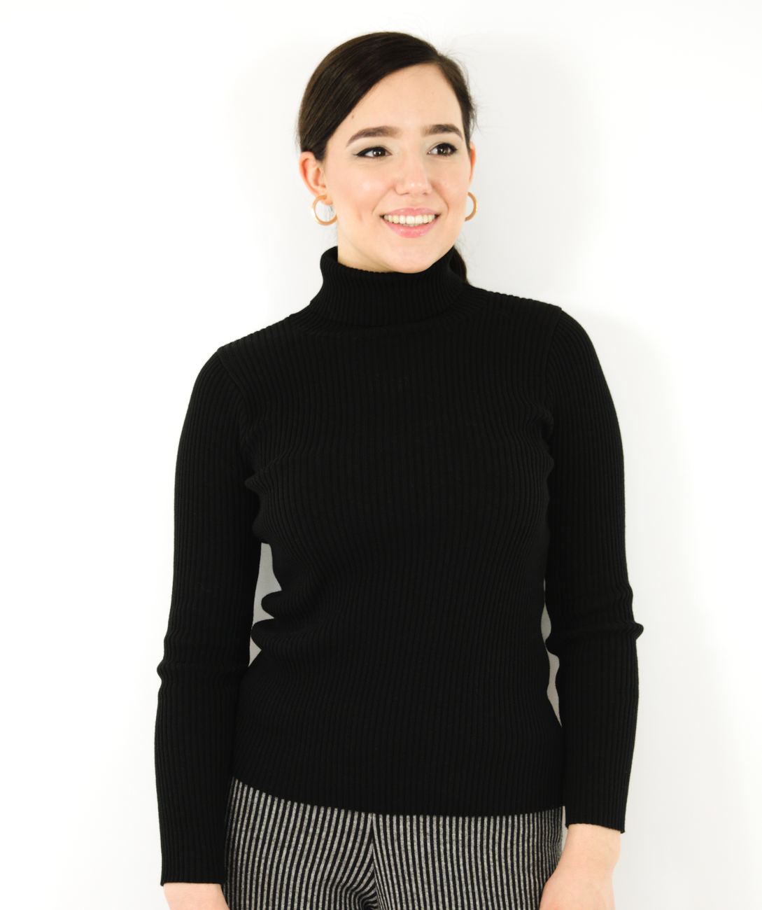 Maleta black din lână