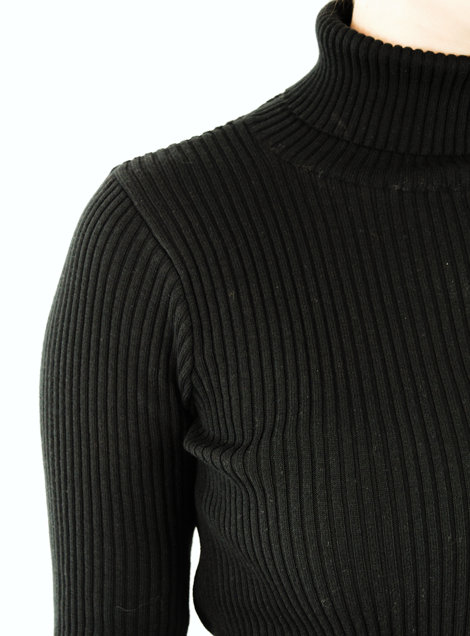 Maleta black din lână