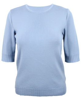 Bluză cashmere blue din lână