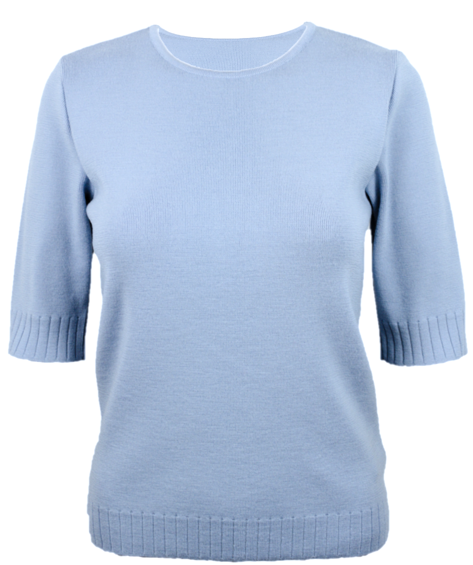 Bluză cashmere blue din lână