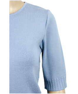 Bluză cashmere blue din lână