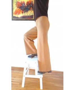 Pantaloni Clasic Beige din lână