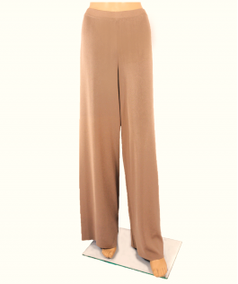 Pantaloni Clasic Beige din lână