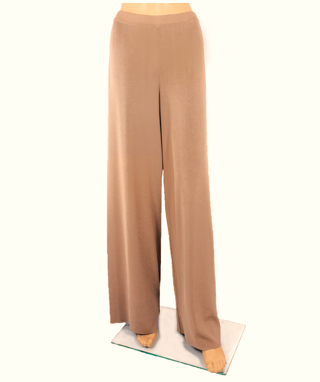 Pantaloni Clasic Beige din lână