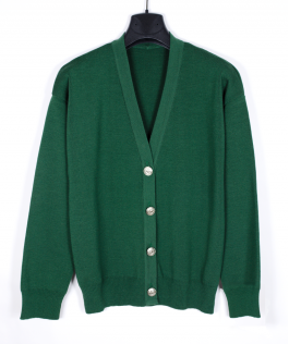 Jachetă din lână evergreen cu nasturi