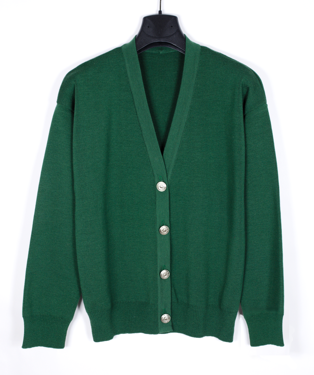 Jachetă din lână evergreen cu nasturi