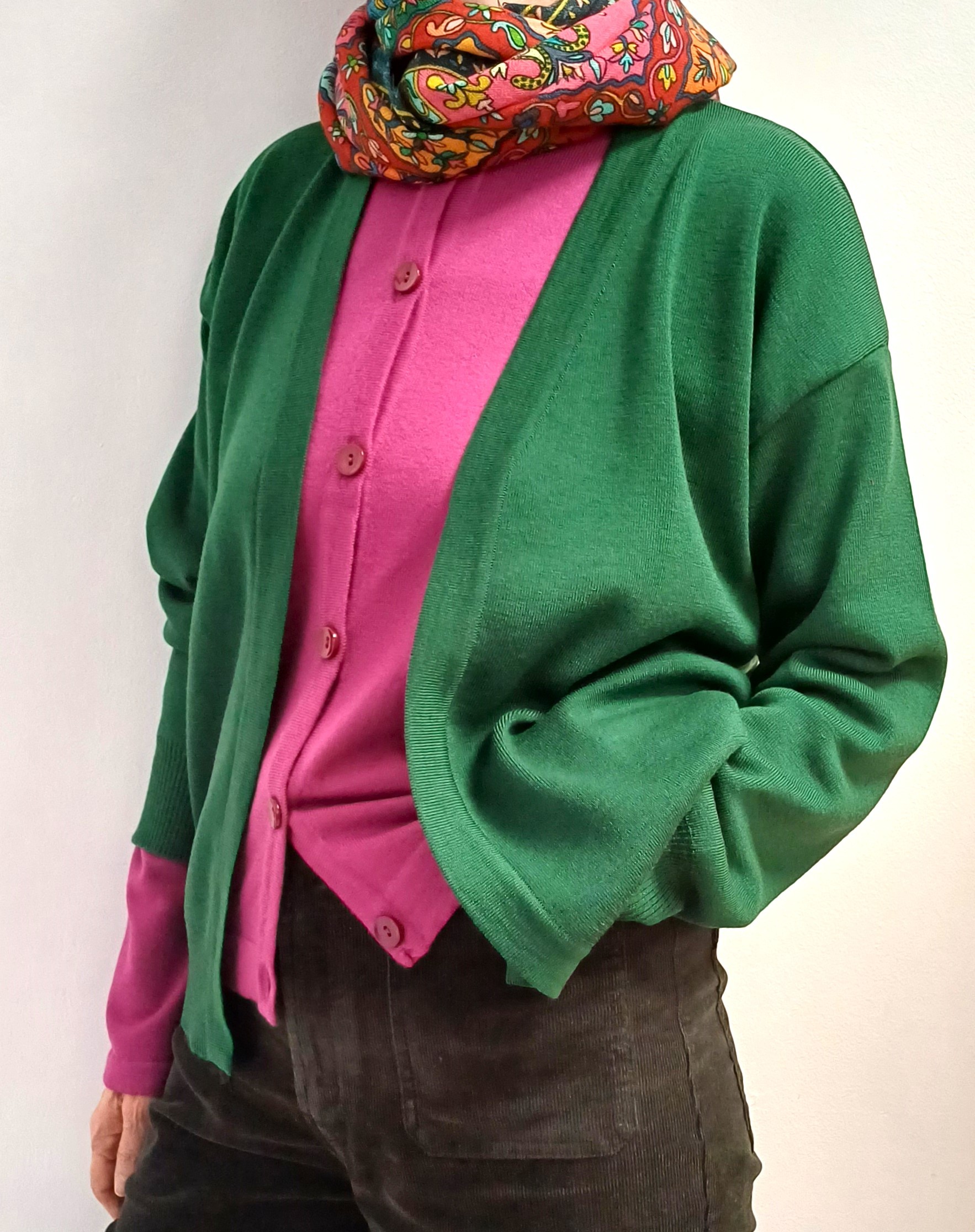 Jachetă din lână evergreen cu nasturi Jachetă din lână evergreen cu nasturi