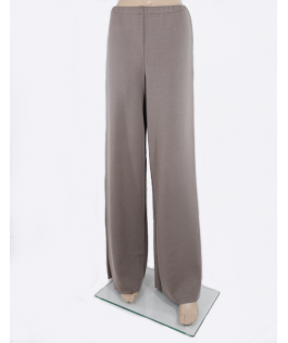 Pantaloni taupe gray din lână