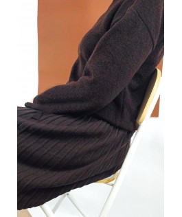 Pulover espresso brown