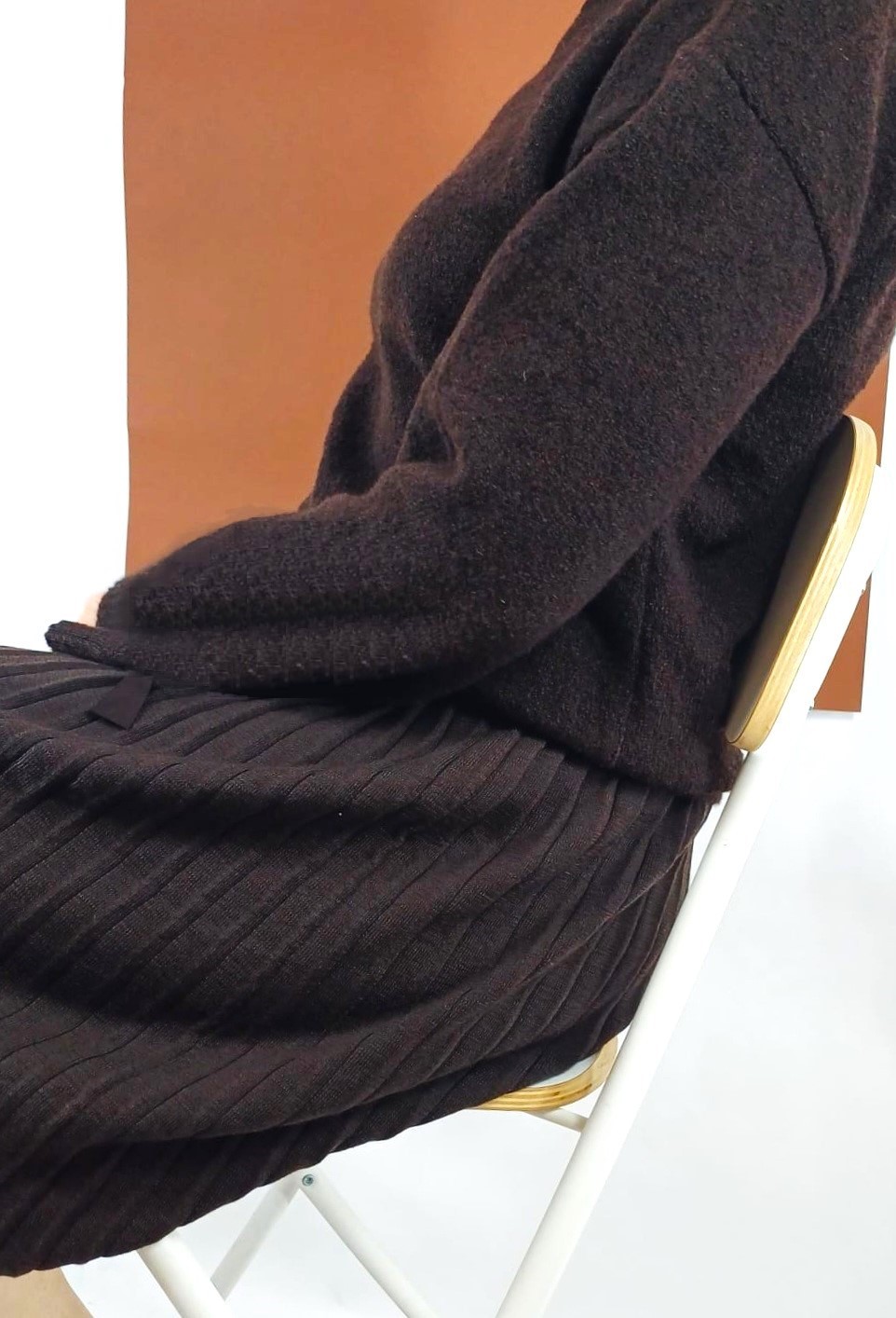 Pulover espresso brown