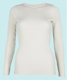 Maleta white din lână