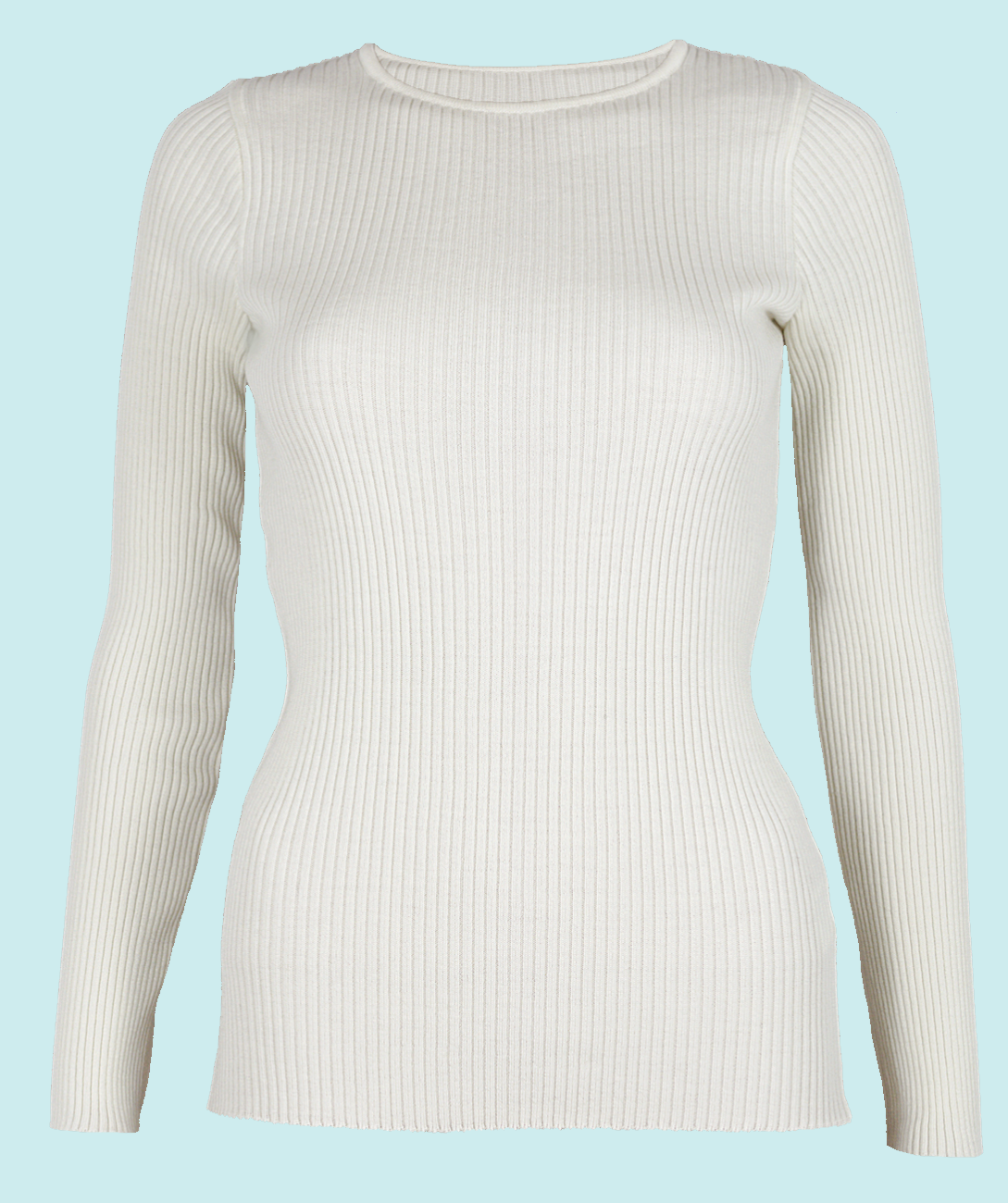 Maleta white din lână