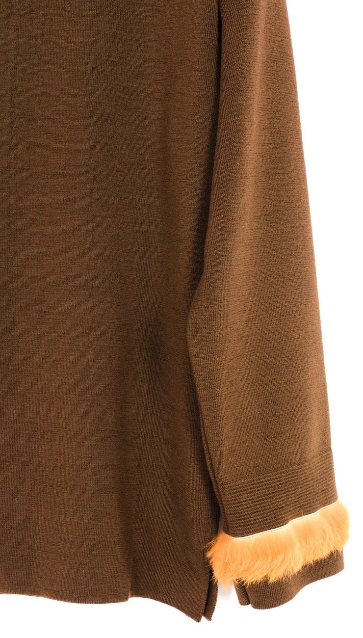 Pulover downtown brown din lână