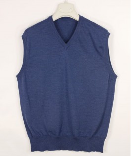 Vesta bărbați din lână denim