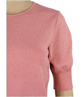 Bluza cipria din vîscoză&lurex