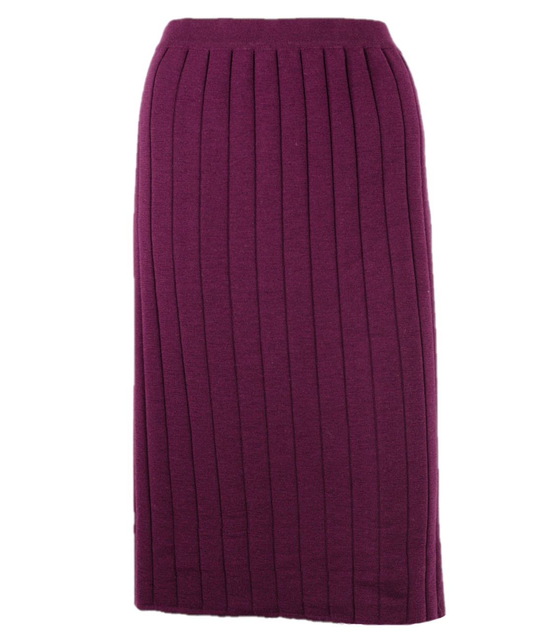 Fustă dreaptă 65 cm burgundy din lână