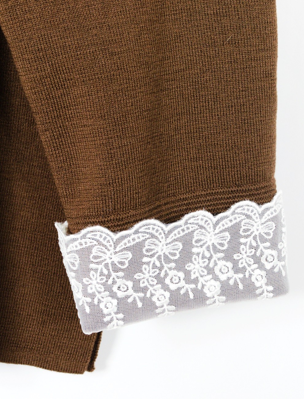 Pulover downtown brown din lână