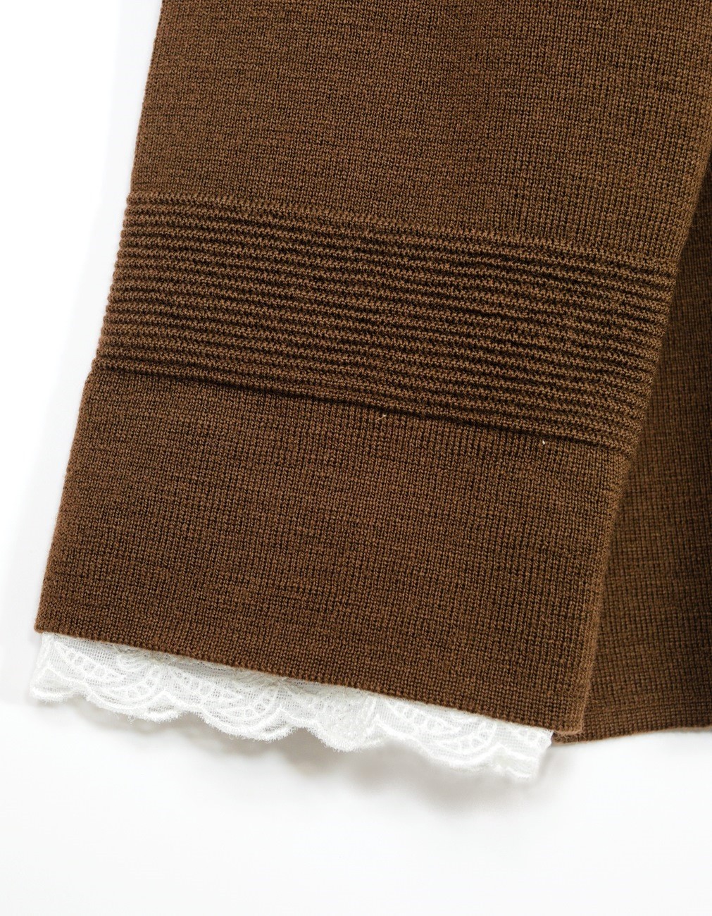 Pulover downtown brown din lână