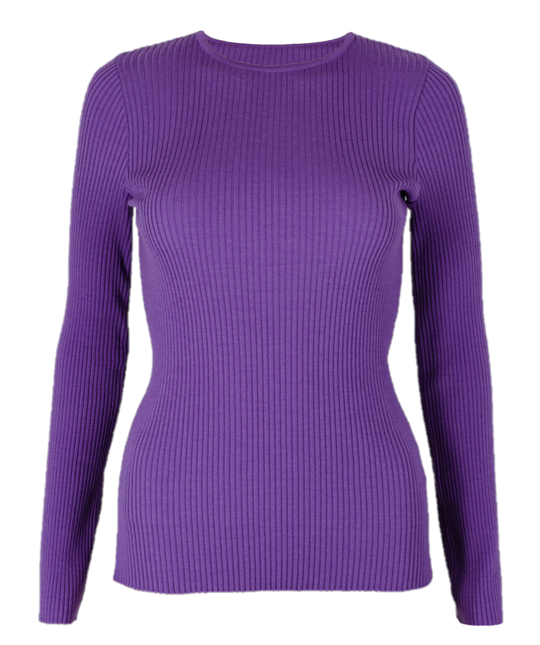 Pulover royal lilac din lână