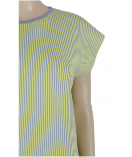 Rochie in dungi Cedro/Alice blue din bumbac
