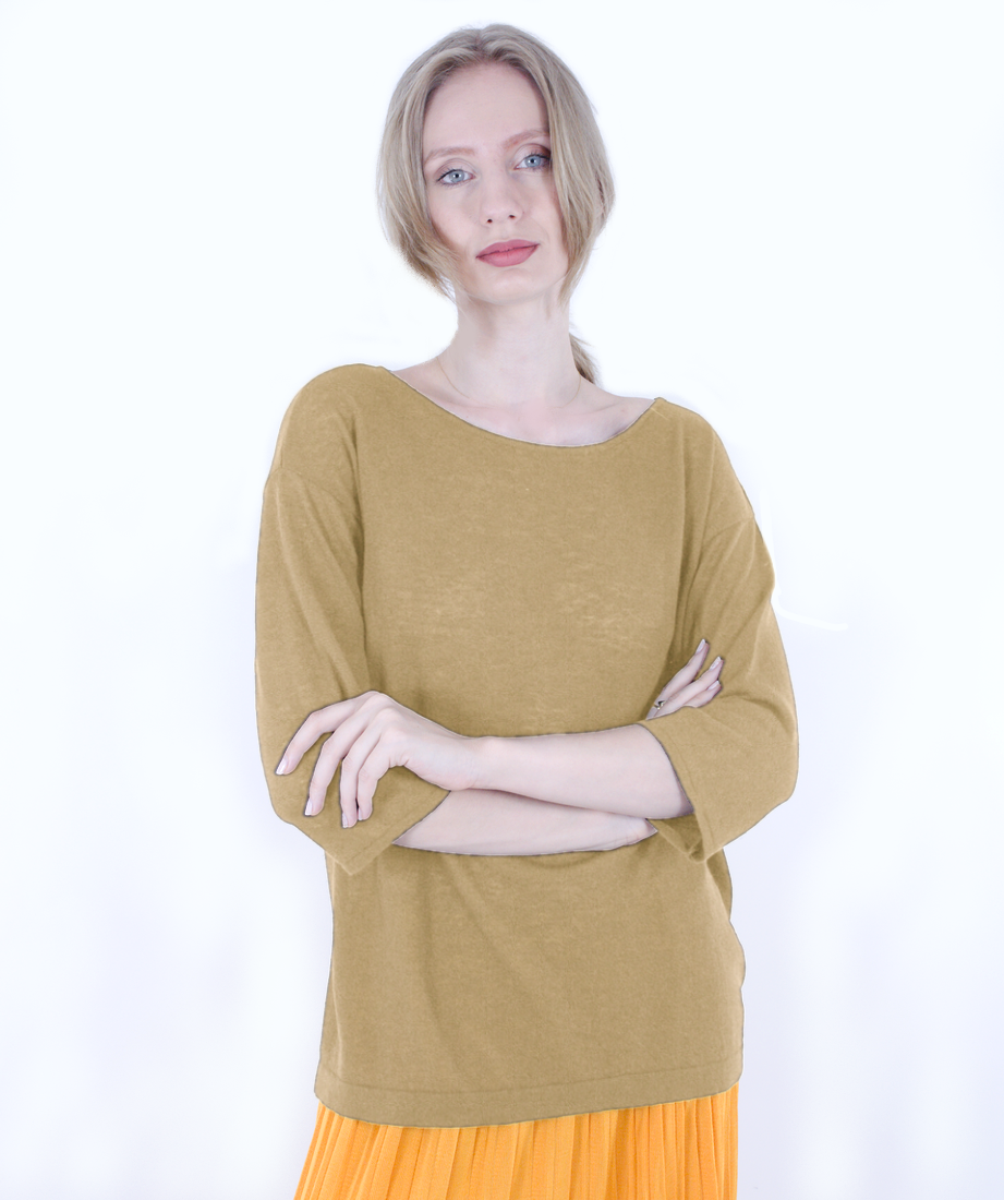 Bluza beige in-viscoză